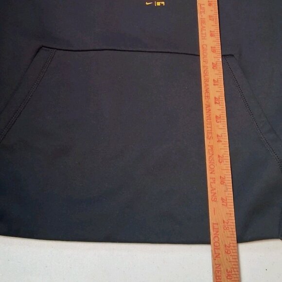 Pittsburgh Pirates Hooded Sweatshirt Men Large Nike Dri Fit MLB Hoodie Baseball - Picture 5 of 10